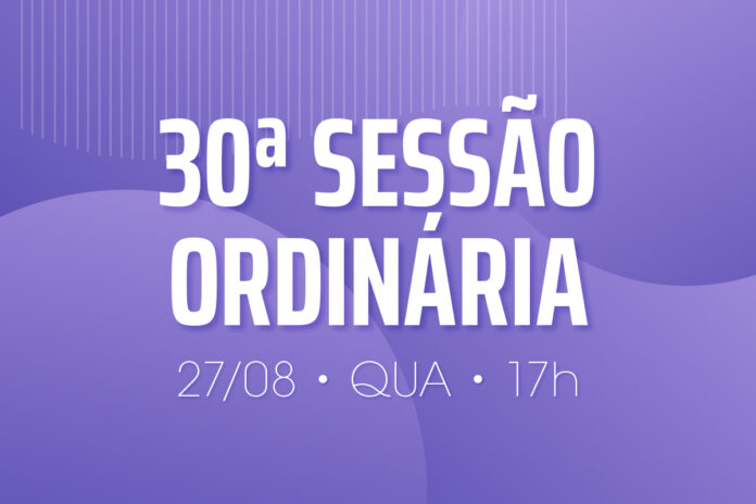 CMI_Convite Sessão Ordinária 2025_Template Site 30ª Sessão Ordinária 27/08/2025 às 17 horas