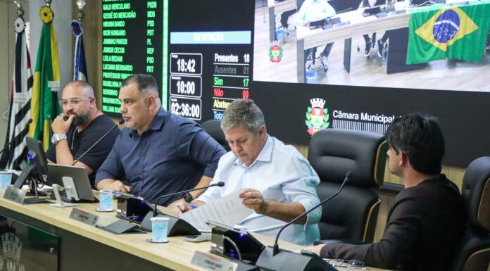 Legislativo Municipal aprova quatro projetos em 32ª Sessão Ordinária