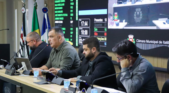 Cinco projetos são aprovados em 36ª Sessão Ordinária da Câmara