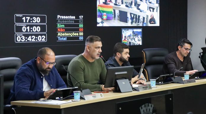 Vereadores aprovam único item da pauta em 63ª Sessão Ordinária